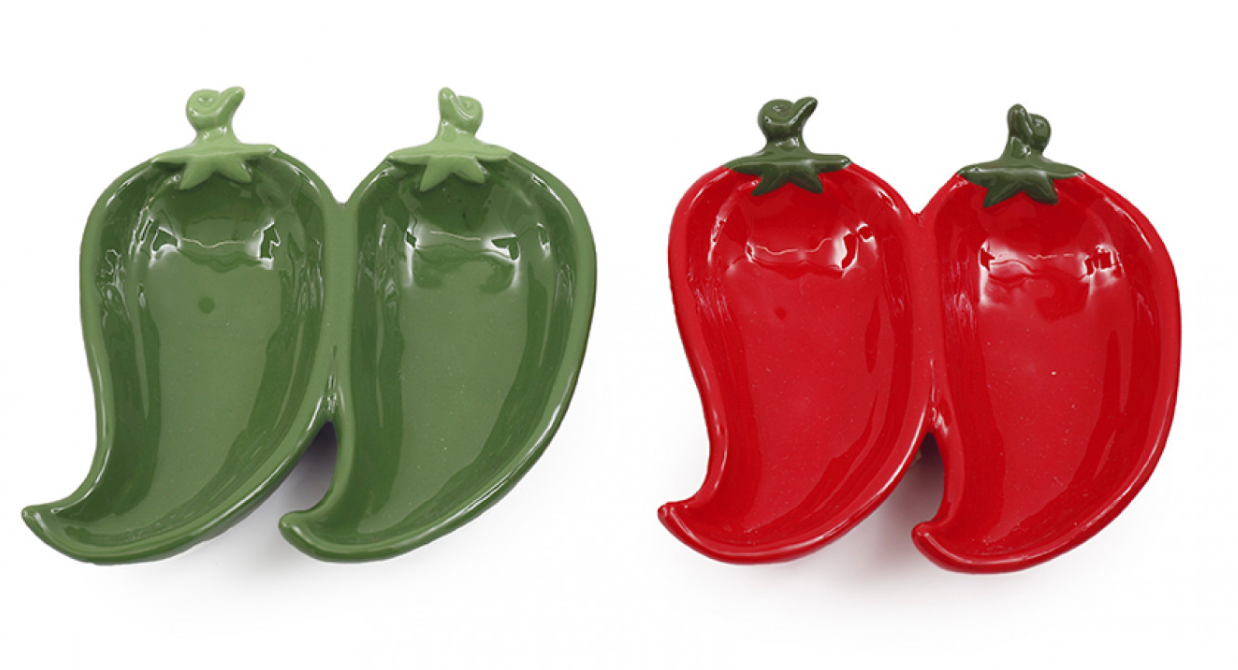 Ceramic Chilli Plate Small