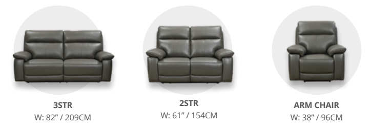 Brooklyn Genuine Leather Sofa Range