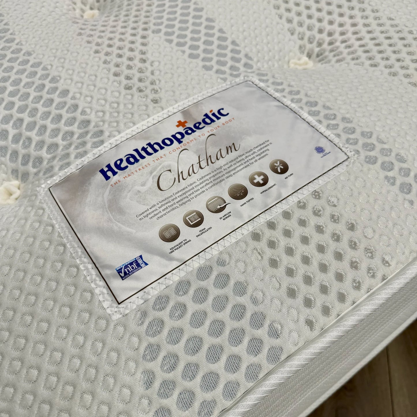 Healthopaedic Chatham 1000 Pocket Spring Mattress & Ottoman Bed