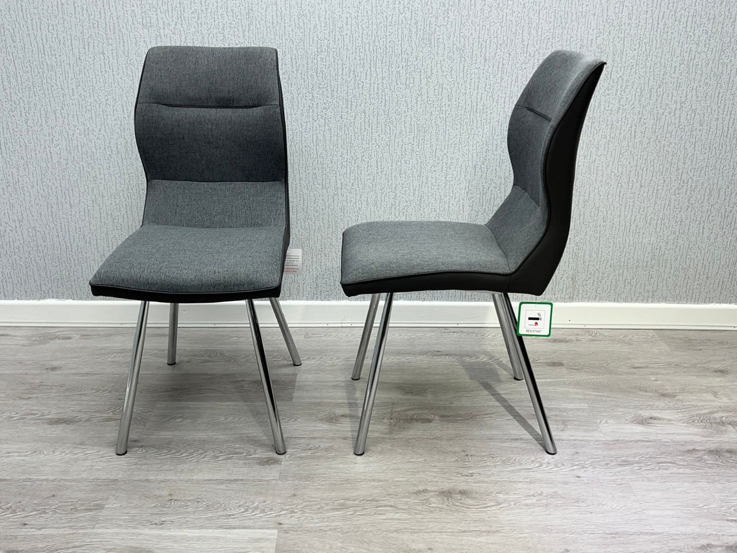 Zermatt Grey Fabric Dining Chair