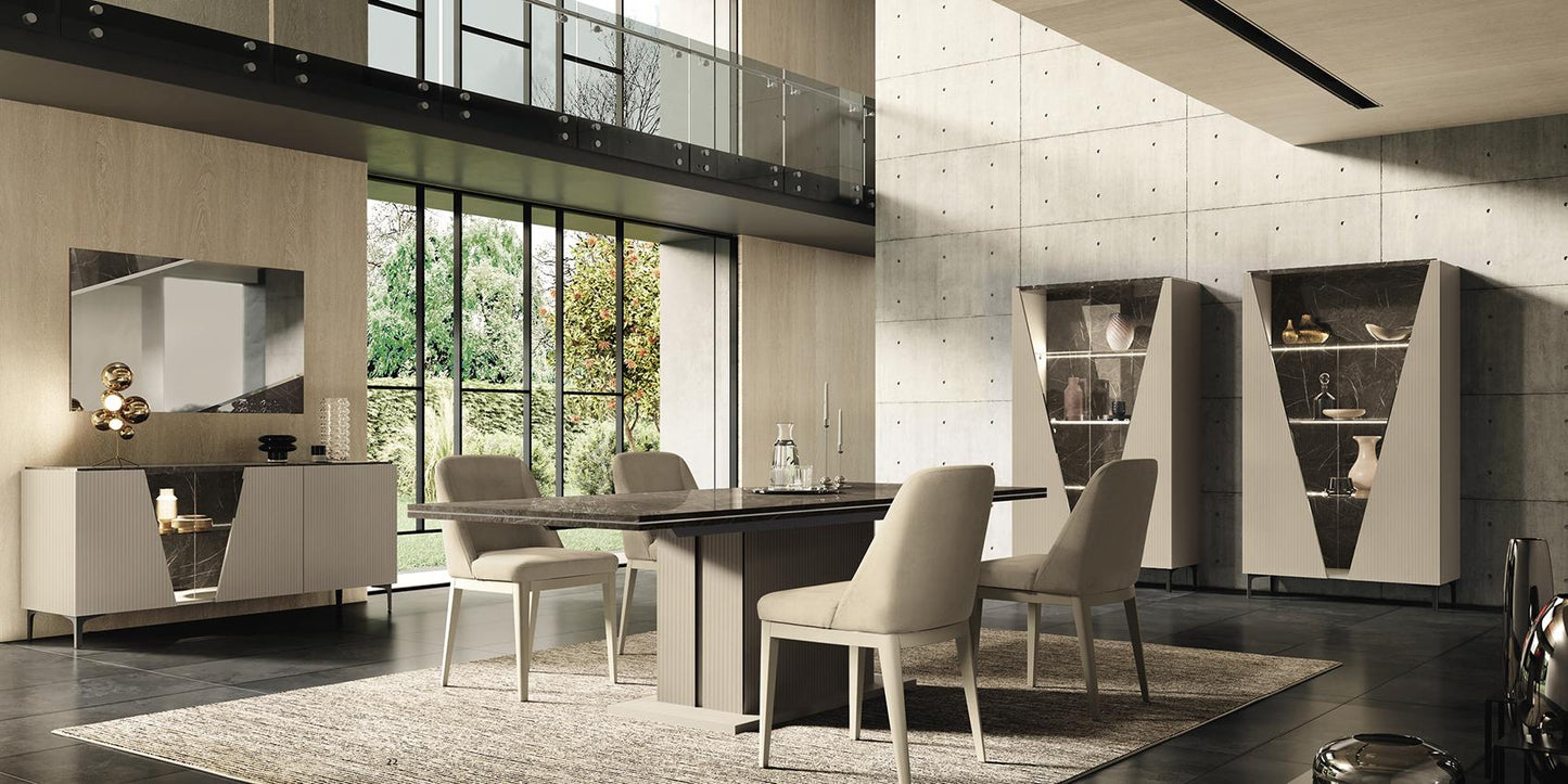 Fidia Day Toffee Cannetè 2 Door Display Cabinet