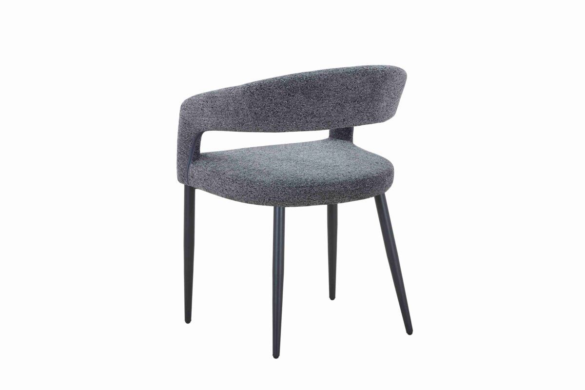 Oslo Grey Ceramic Dining Table Plus Four Chairs