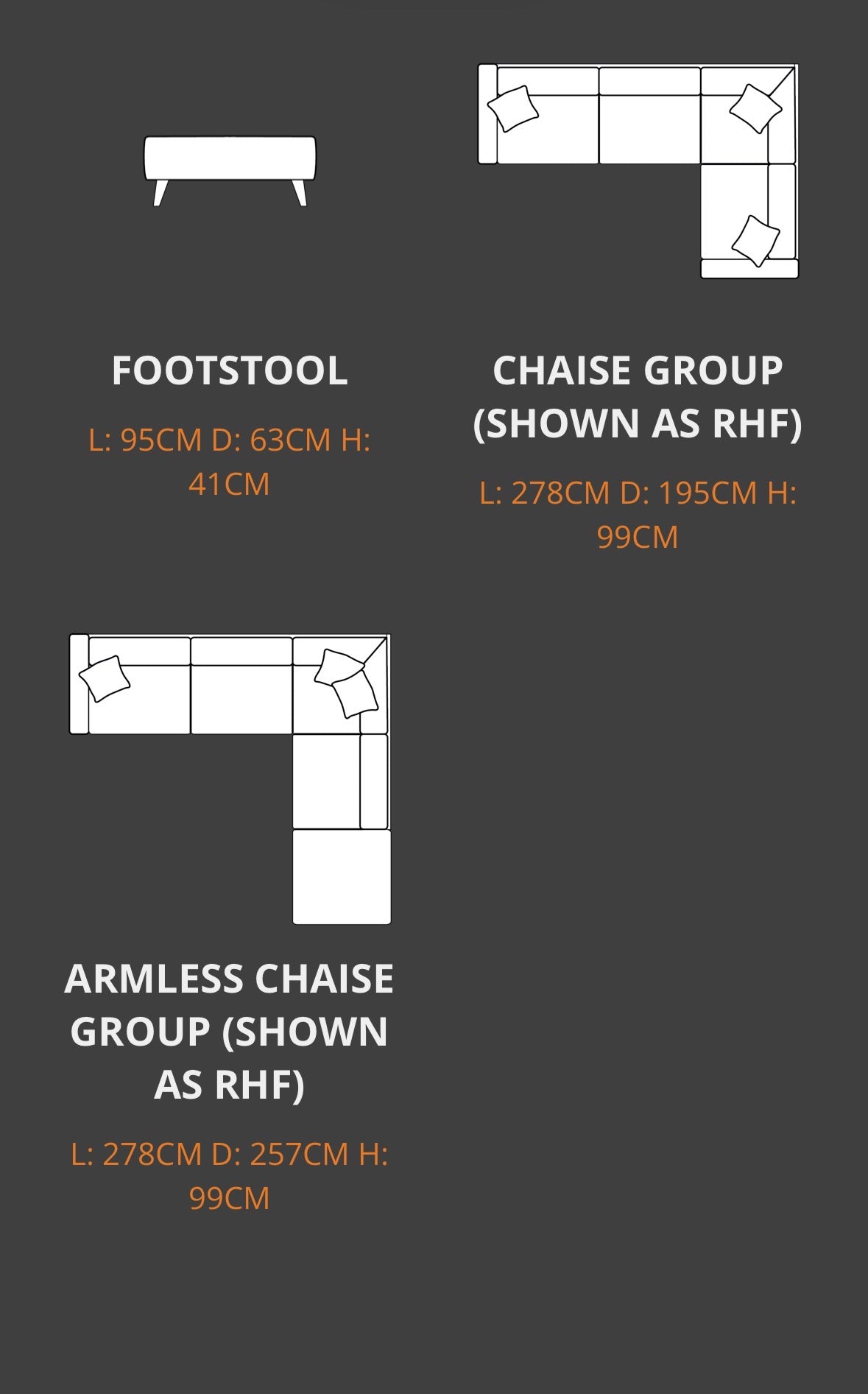 Melrose Corner Sofa Range