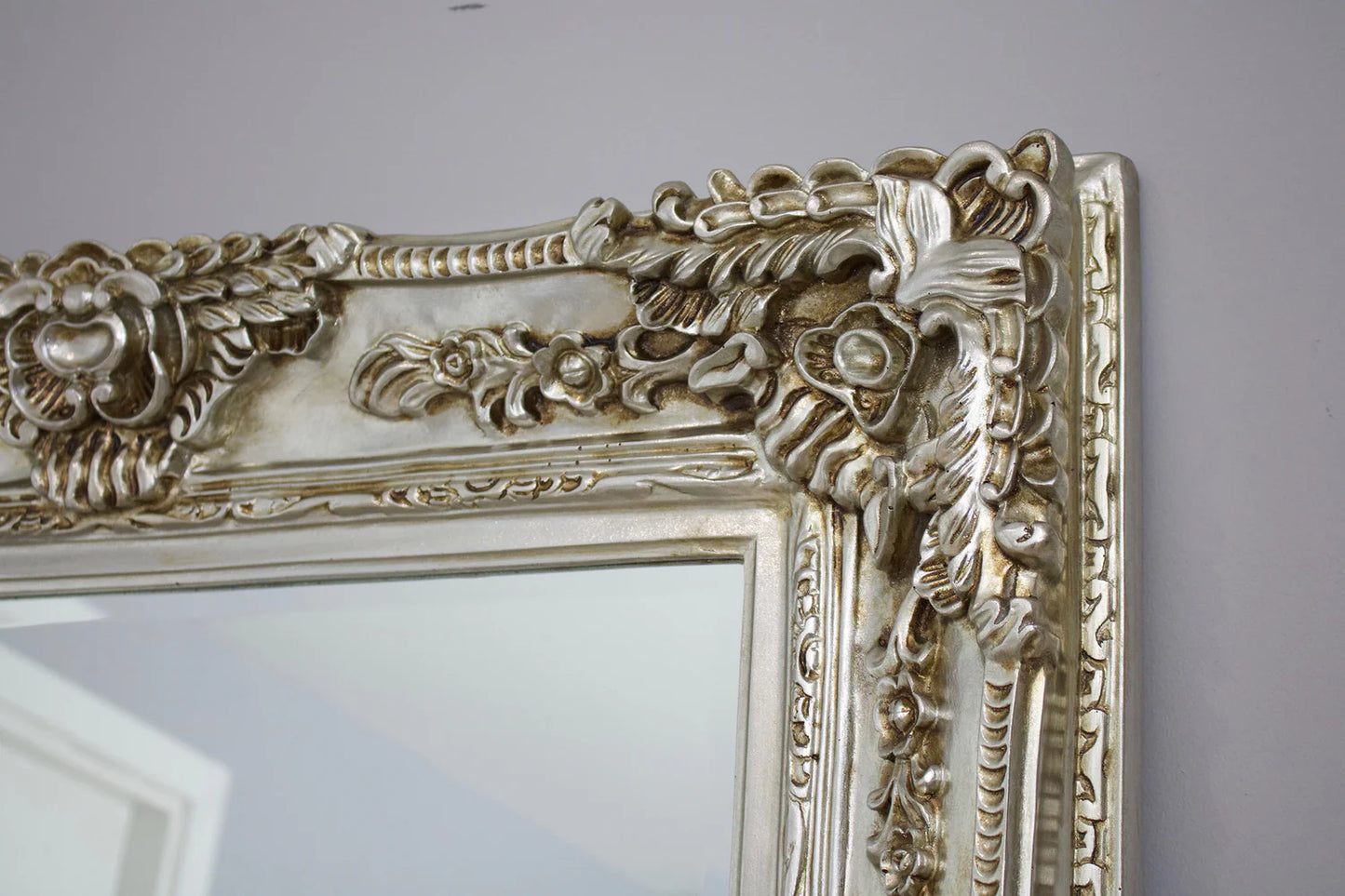 Carved French style mirror