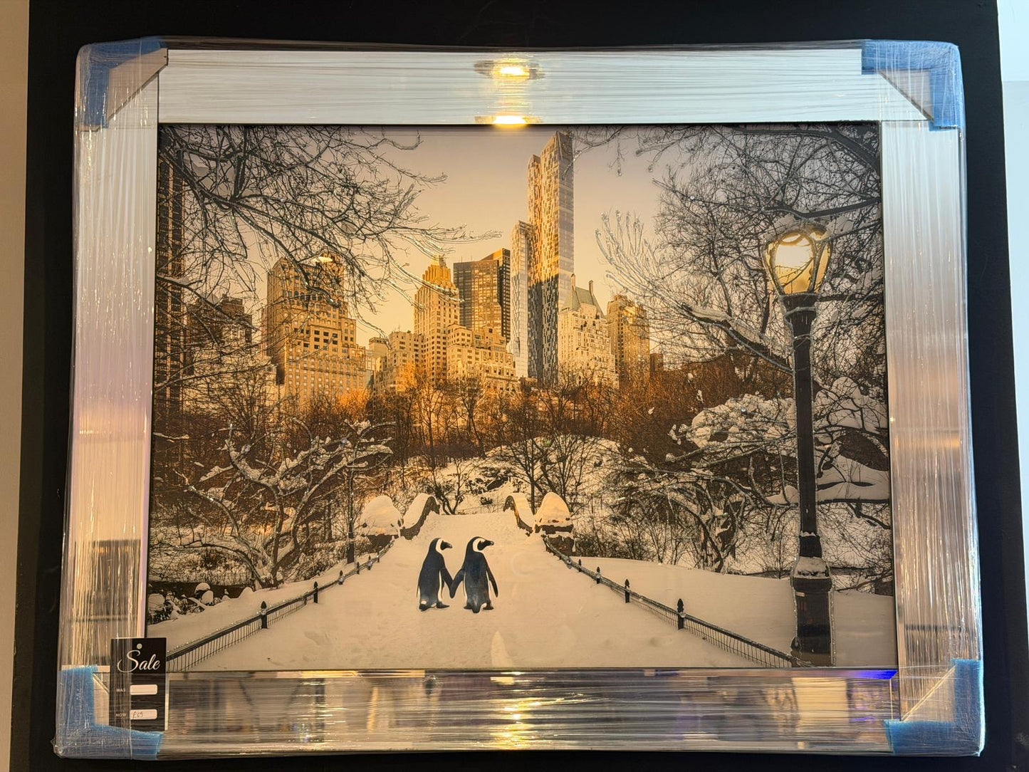 Penguin Cityscape Picture