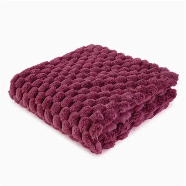 Paul Moneypenny Koochikoo Blanket Throw Fuchsia
