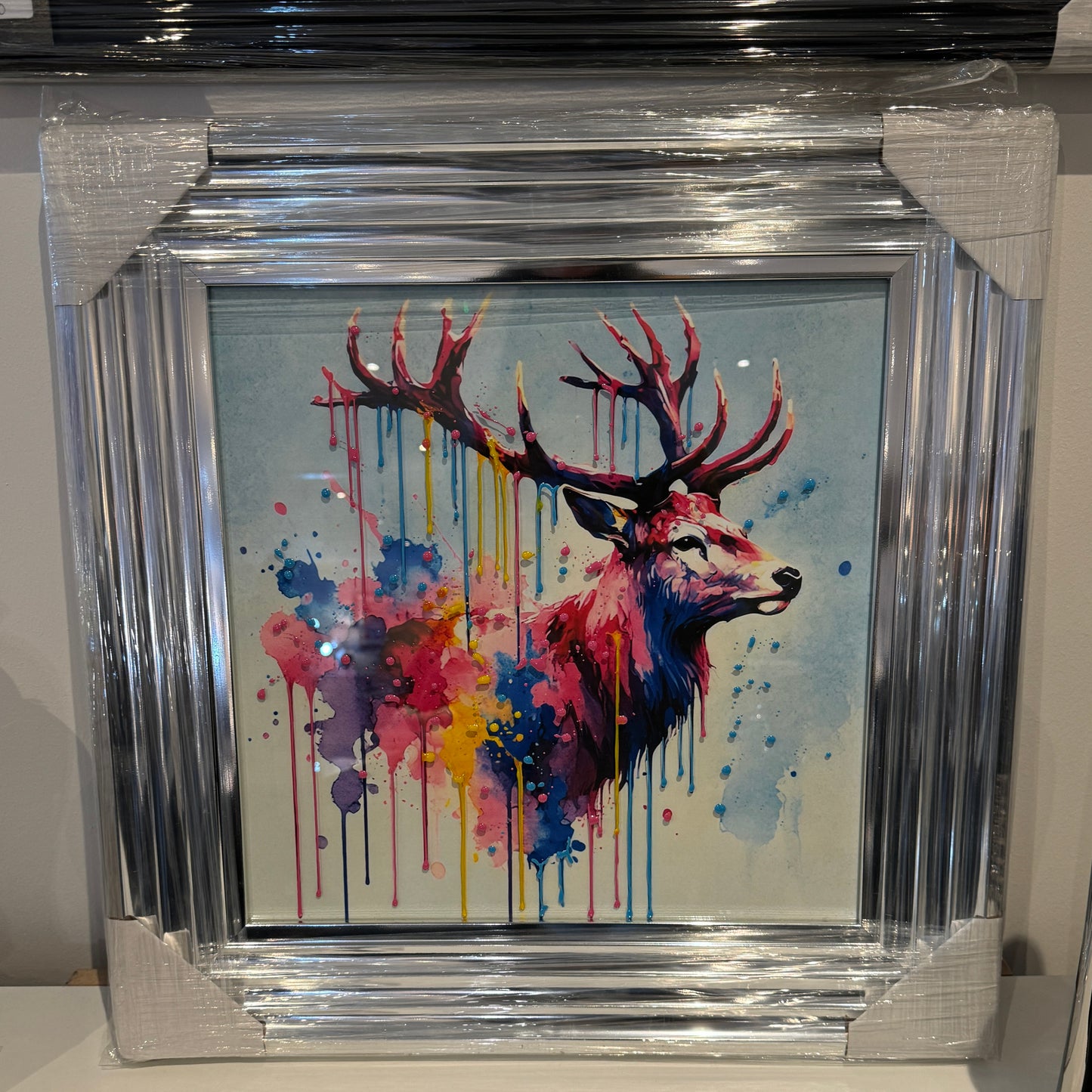 Stag Dripping Paint Picture