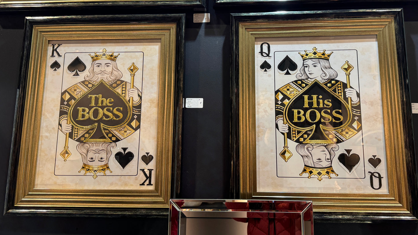The Boss Picture With Two-Tone Frame