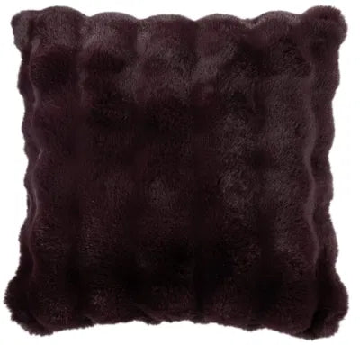 Soft Bubble Cushion Aubergine