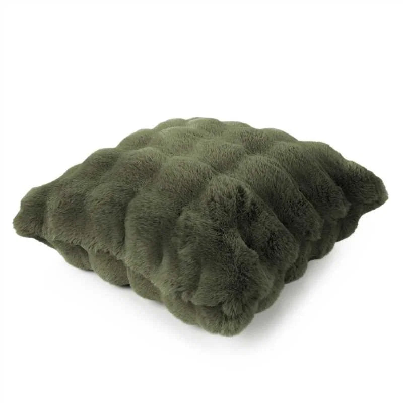 Malini Raffles Soft Bubble Cushion Olive