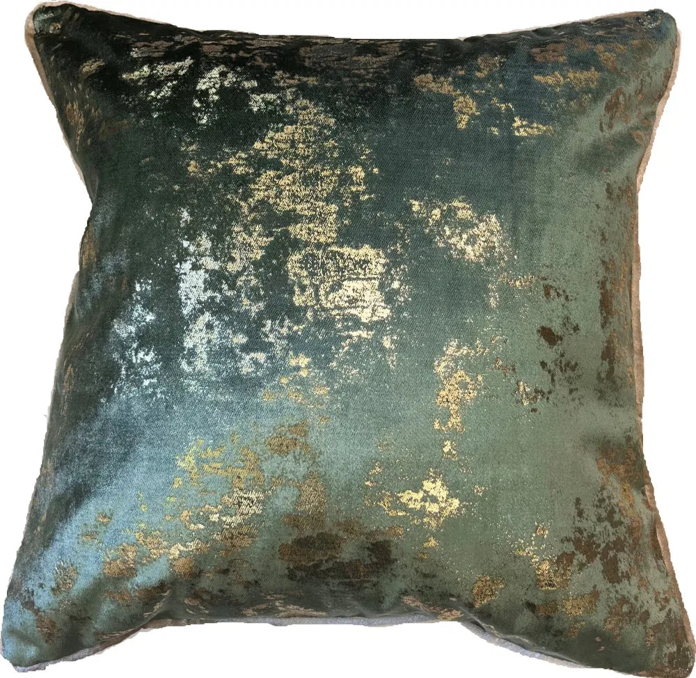 Gold & Sage Fleck Cushion