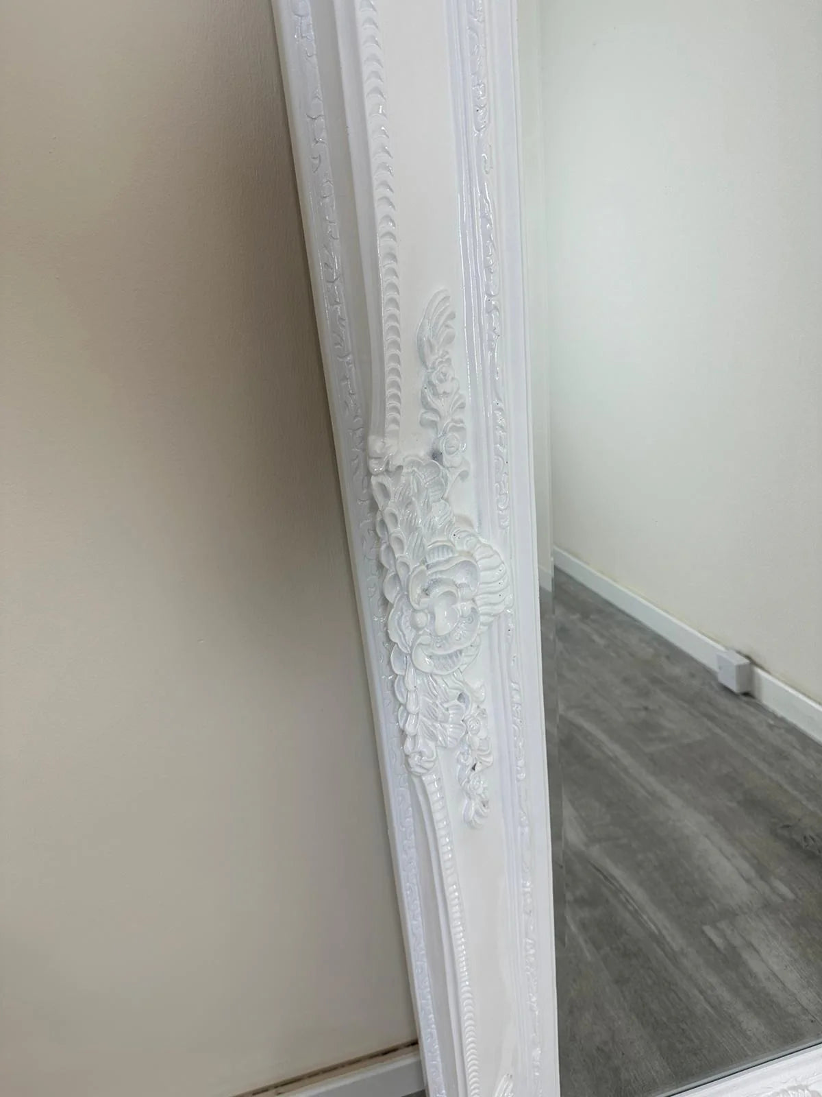 Carved French style mirror