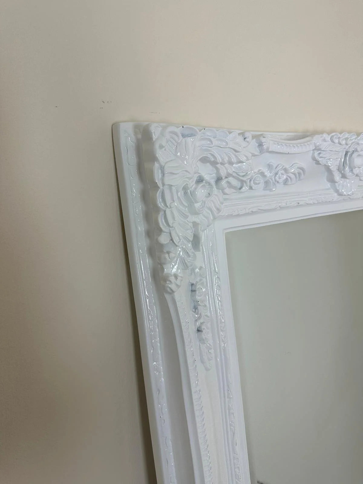 Carved French style mirror