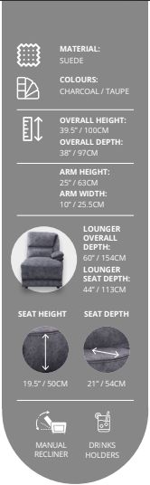 Milano Suede Corner Sofa