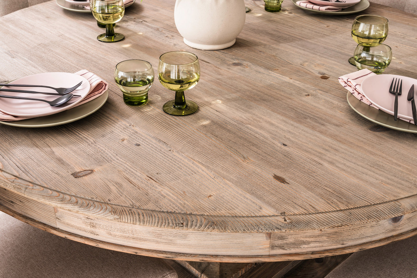Hand Carved Wooden Dining Table