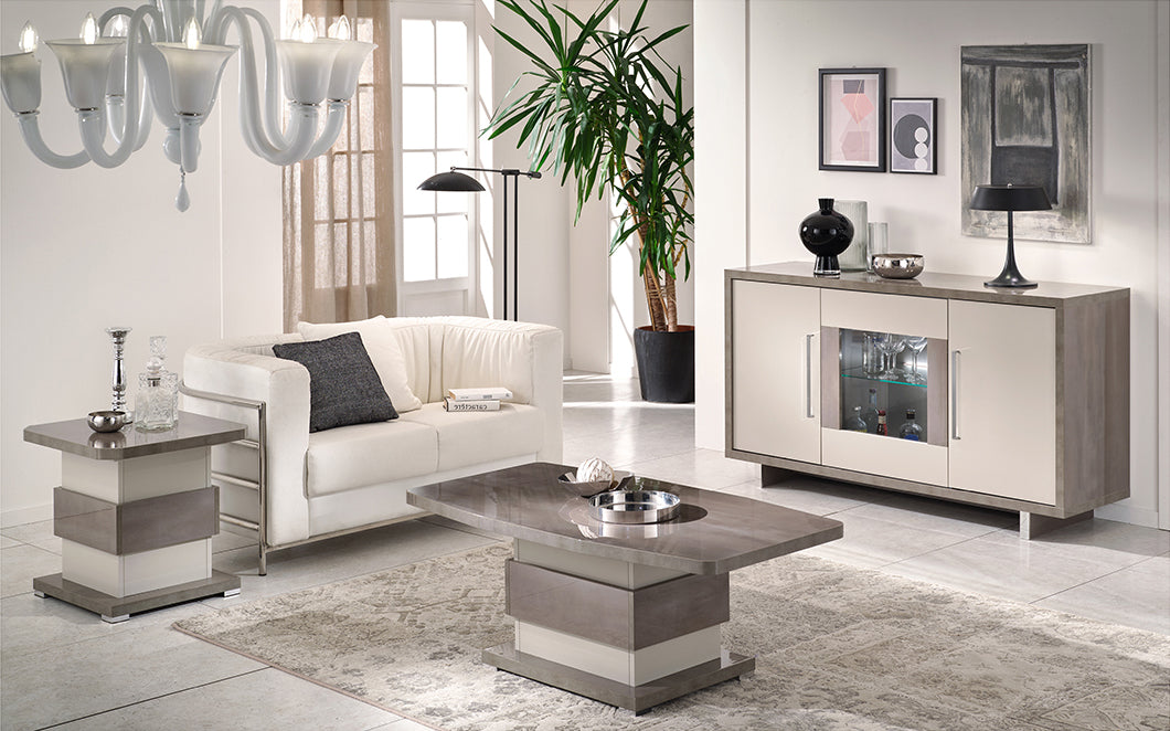 Royal Italian Grey Lamp Table