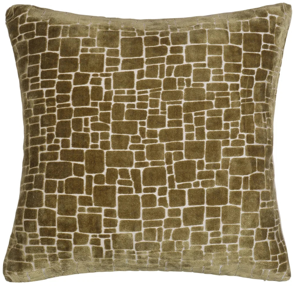 Malini Bergen Olive Cushion