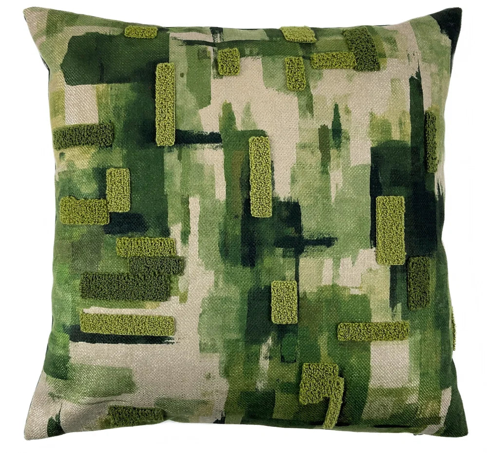 Malini Homestead Olive Cushion