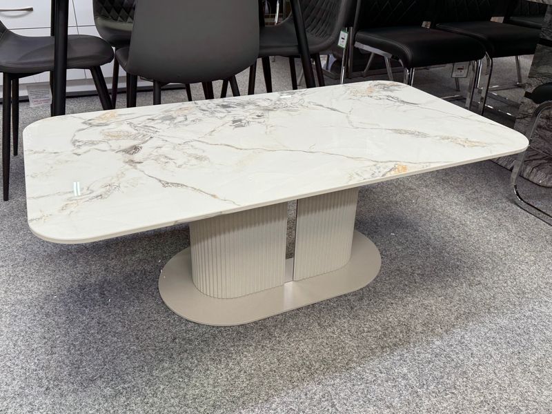 Sydney Ceramic Cream Coffee Table