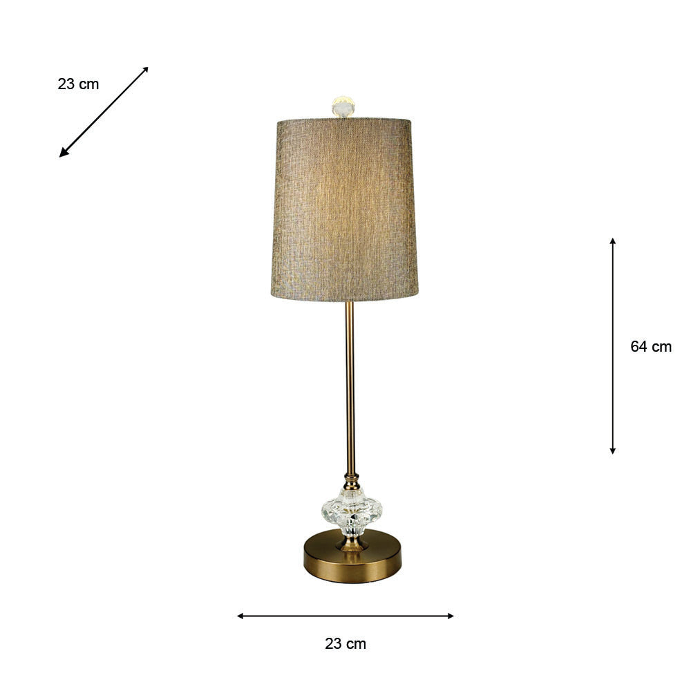 Buffet Table Lamp Champagne