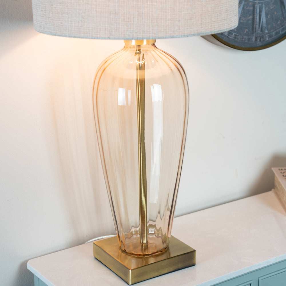 Classy Glass Table Lamp