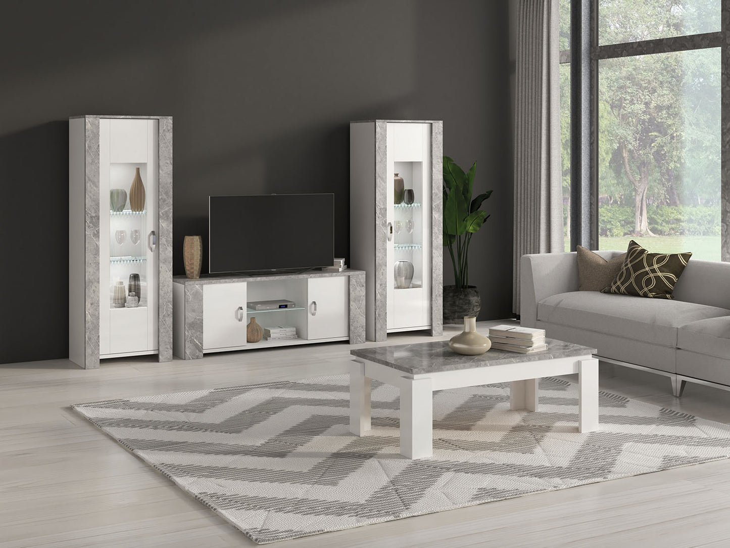 Vivaldi White Italian Coffee Table