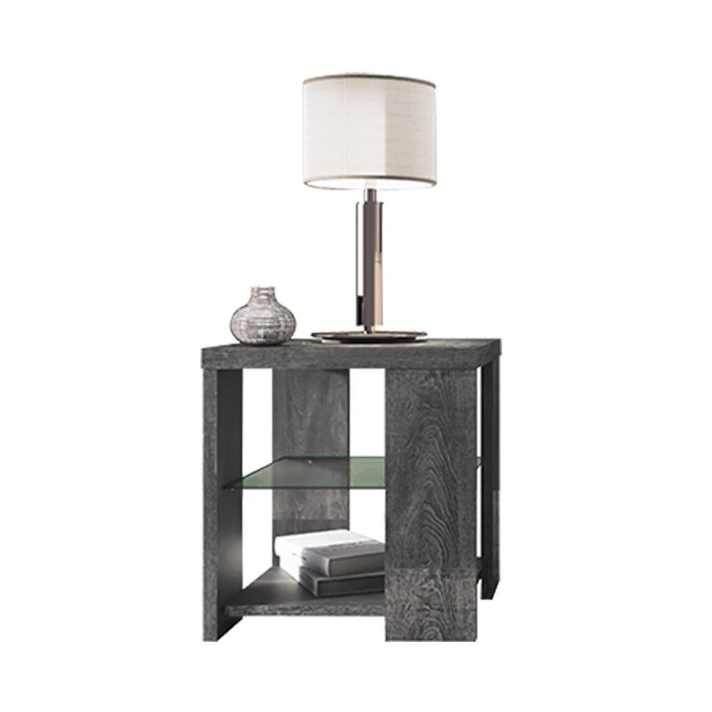 Armony Italian Grey Gloss Lamp Table