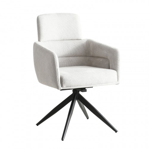 Polaris Corduroy Swivel Dining Chair