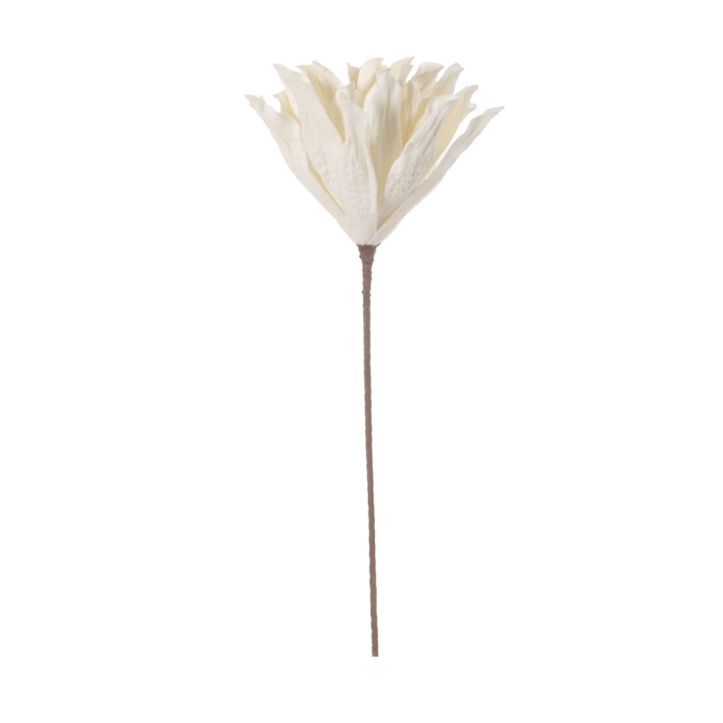 81cm Grey Foam Dahlia