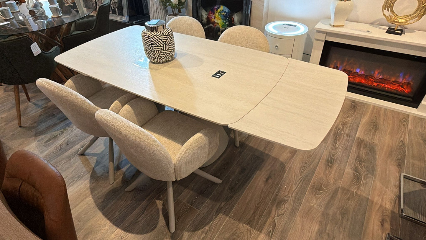 G Star Sintered Stone Extendable Dining Table
