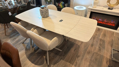 G Star Sintered Stone Extendable Dining Table