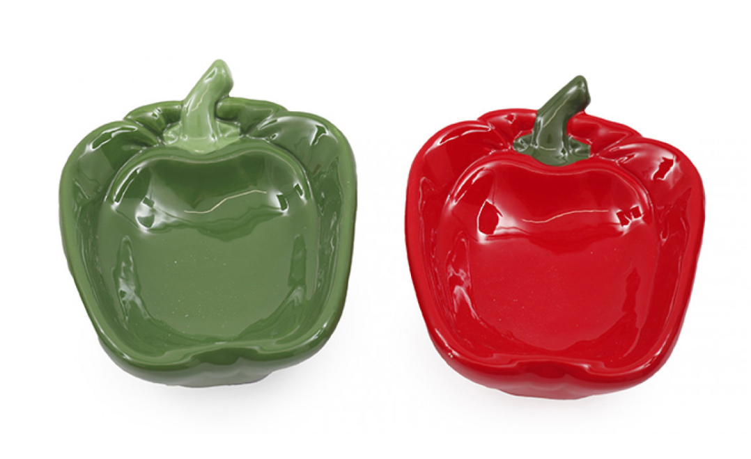 Ceramic Pepper Plate Small
