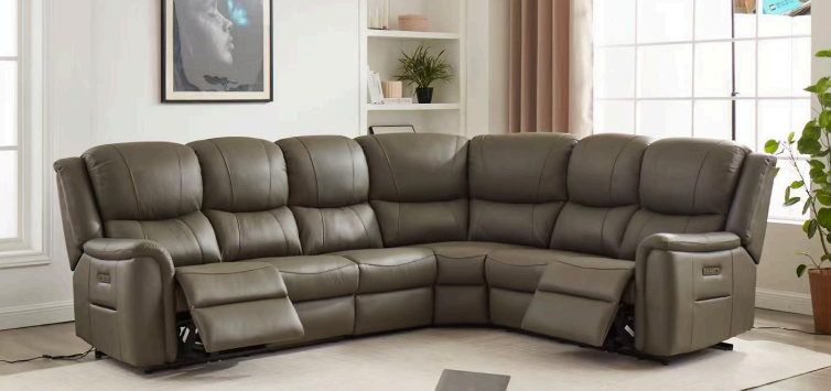 Melbourne Genuine Leather Electric Recliner Sofa Range