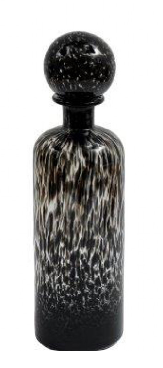 Chic Glass Bottle With Ball Top Small