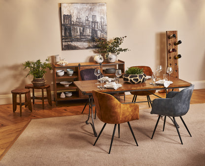 Enzo Velvet Dining Chair