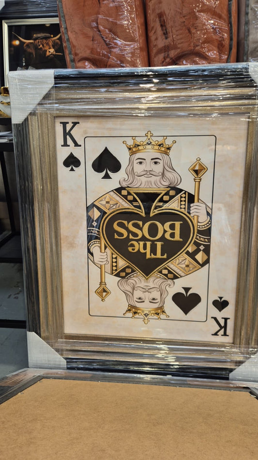 The Boss Picture With Two-Tone Frame