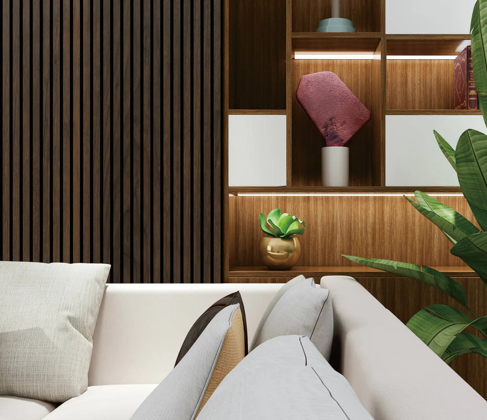 Acoustic Wall Panel Walnut