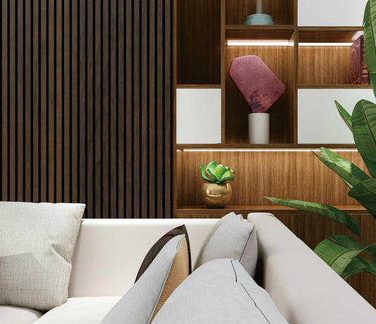 Acoustic Wall Panel Walnut