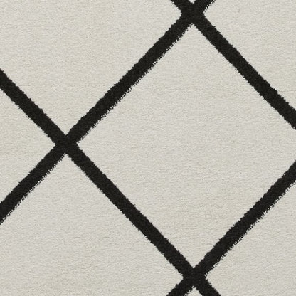Brooklyn Black & White Diamond Rug
