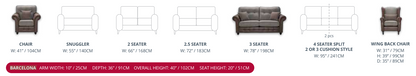 Barcelona Sofa Range