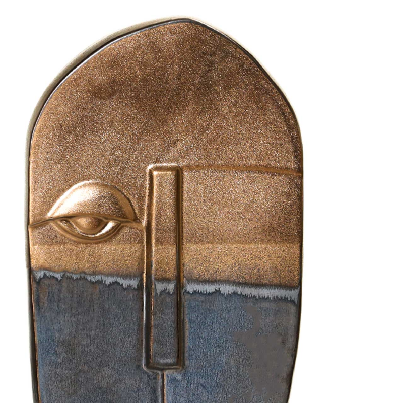 Black and Gold Left Eye Ceramic Deco