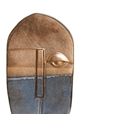 Black and Gold Right Eye Ceramic Deco