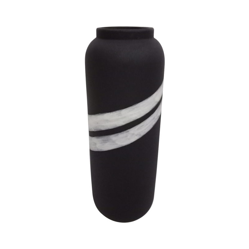 Black and White Ceramic Vase