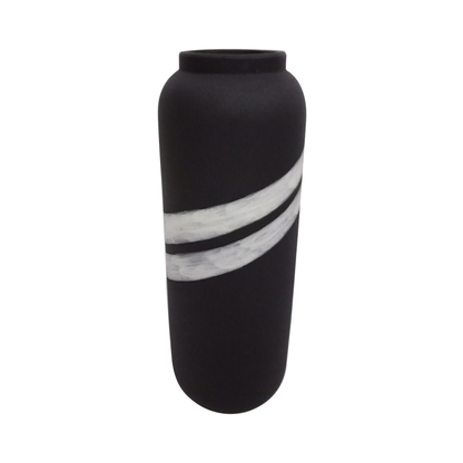 Black and White Ceramic Vase