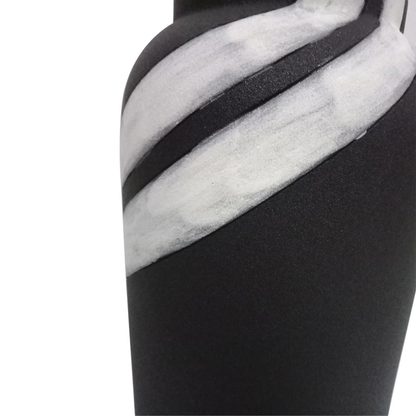 Black and White Ceramic Vase