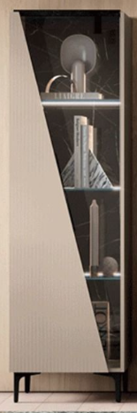 Fidia Day Toffee Cannetè 1 Door Display Cabinet