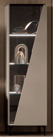 Fidia Day Toffee Cannetè 1 Door Display Cabinet