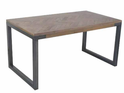 Chevron Mango Dining Table