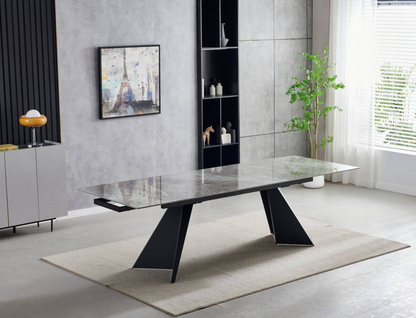 Chicago Ceramic Extendable Dining Table