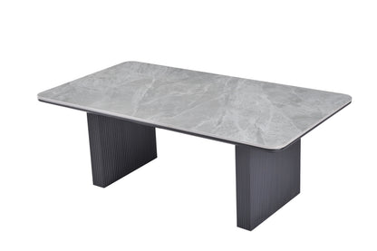 Engelberg Ceramic Black & Grey Coffee Table